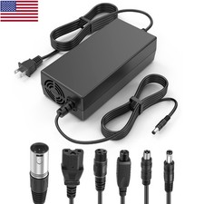      54.6V 2A Charger Adapter For 48V Lithium Ion Li-Ion Battery 6 Output Ports US