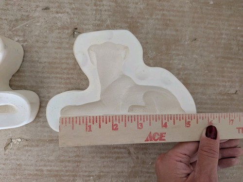 VTG 1991 Nowell's NM 1737 Slip Casting Ceramic Mold Small Dog Labrador Figurine - Picture 3 of 9