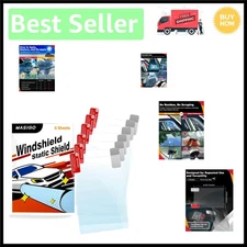 Reusable 4x6 Inch Heat-Resistant Windshield Sticker Sheets for Decal Management