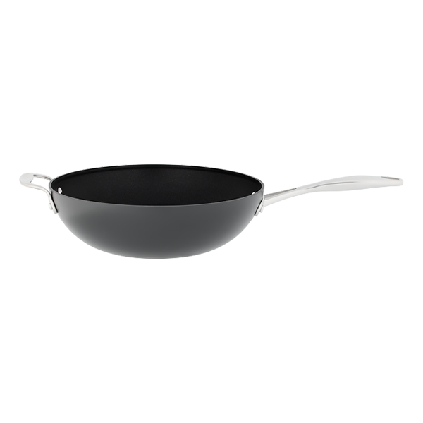Stellar Element Hard Anodised, 28cm Stir Fry / Wok, Non-Stick