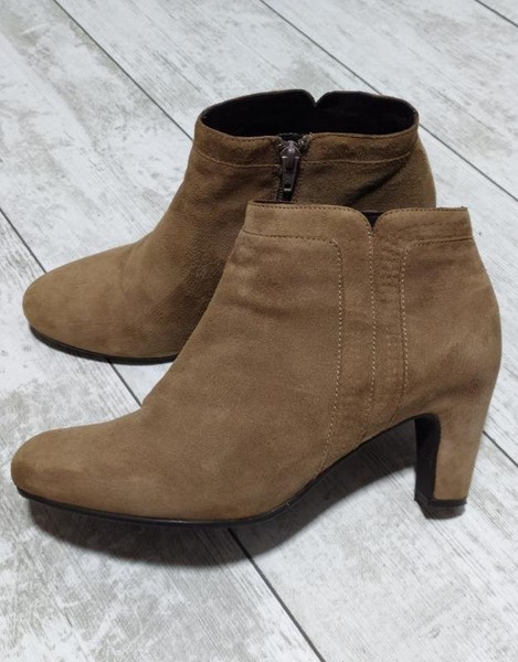 Women Gabor Ankle Boots Brown Suede 40