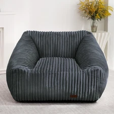 Bean Bag Chair, Giant Bean Bag Chairs for Adults and Kids, Bean Bag Sofa, Lazy F