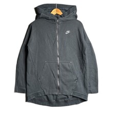 Nike Womens Tech Fleece Cape Hooded Hoodie Black 811710-010 Size Small