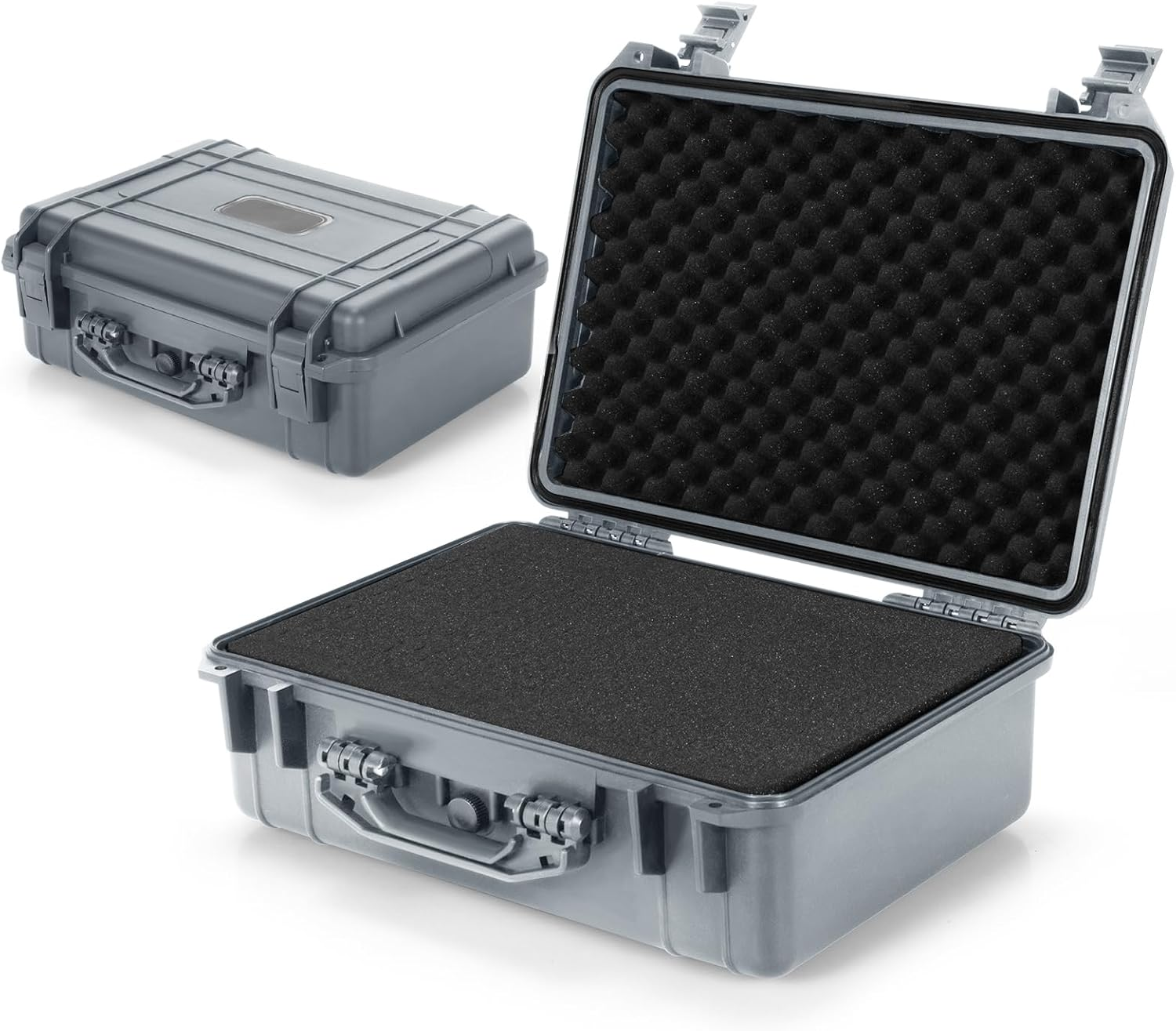 Waterproof Hard Case Shockproof Foam Insert Lockable Flight Tool Box For Drone