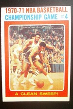 1972 Topps Basketball #136 NBA Championship Game #4 NR-MINT Condition
