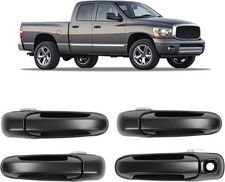 Exterior Door Handle Compatible with 2002-2011 Dodge Ram 1500 2500 3500 Dakota,