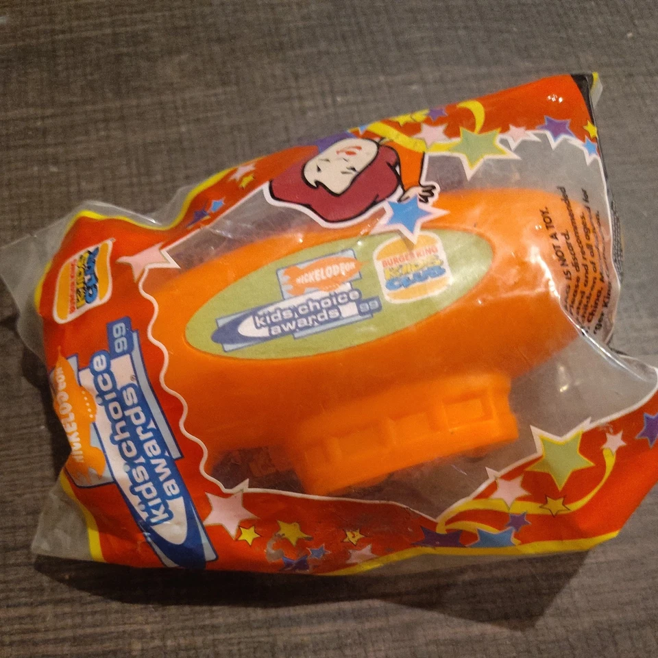 Burger King Nickelodeon 1999 dirigible Kids Choice Awards juguete de cuerda nuevo Foto 3 de 4