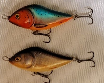 2pc. Salmo Slider 10cm F&S. Brand New. No Box. Made In Poland. Free Shipping