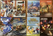 Nintendo Promo Poster Pokémon Donkey Kong Tatsunoko Vs Capcom Mario Appr 84x58cm