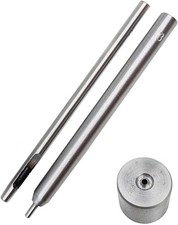 Eyelet Hole Punch Die Tool 3mm Grommet Setter Hollow Punch with Base and Ram