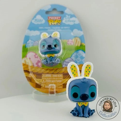 Funko Pocket Pop Disney Stitch Easter Bunny Vinyl Figure NIP Spring