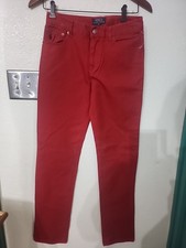 Nwt Ralph Lauren Boys Pants Size 14 Red Cotton