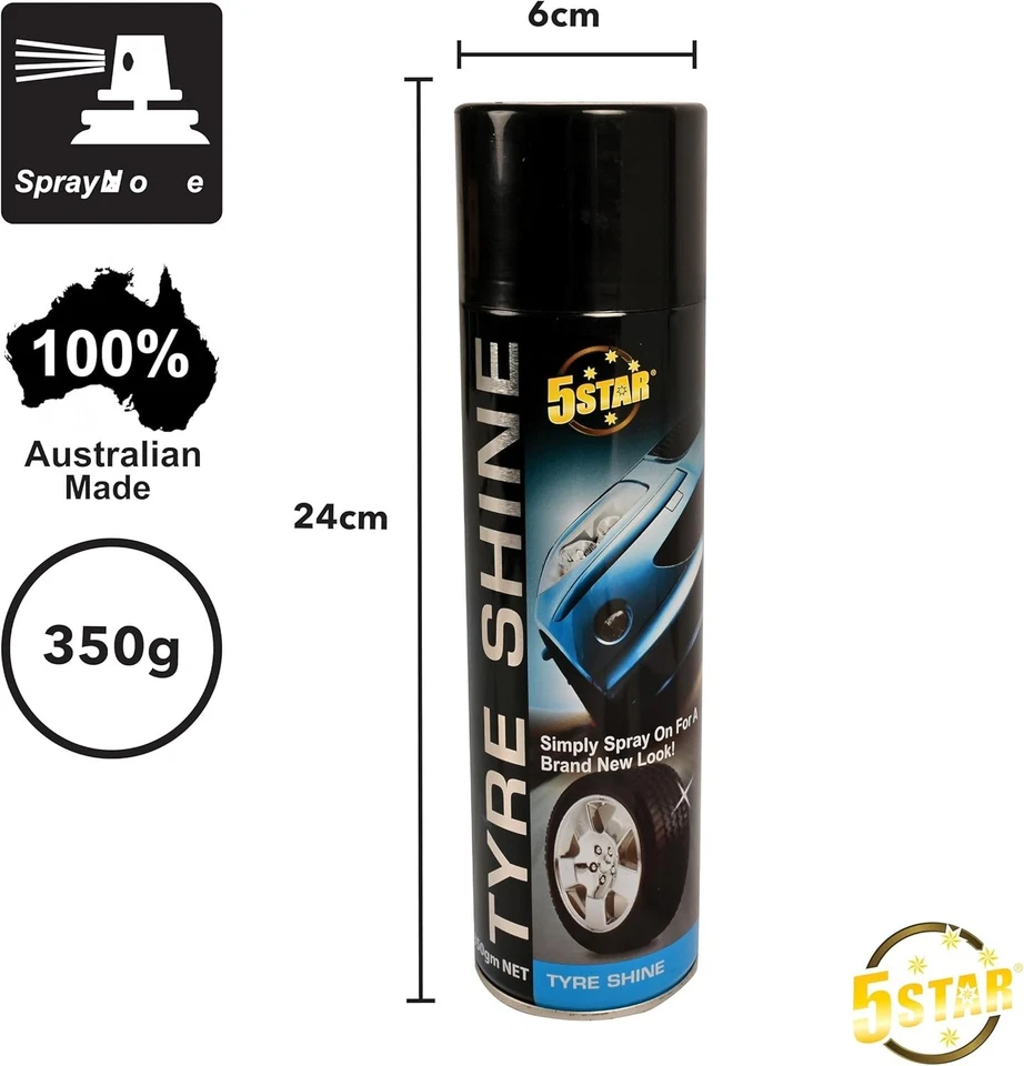 Wet Look Tyre Shine 350 g Spray