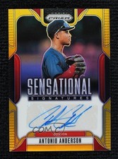 2025 Panini Prizm Sensational Signatures Gold 5/10 Antonio Anderson Auto 1k9t