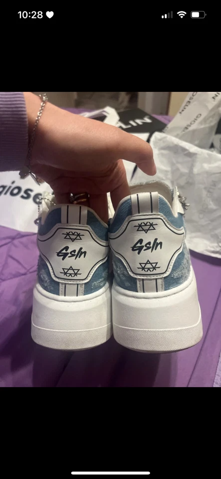 Collier Denim in Argento - 40 - Immagine 2 di 4