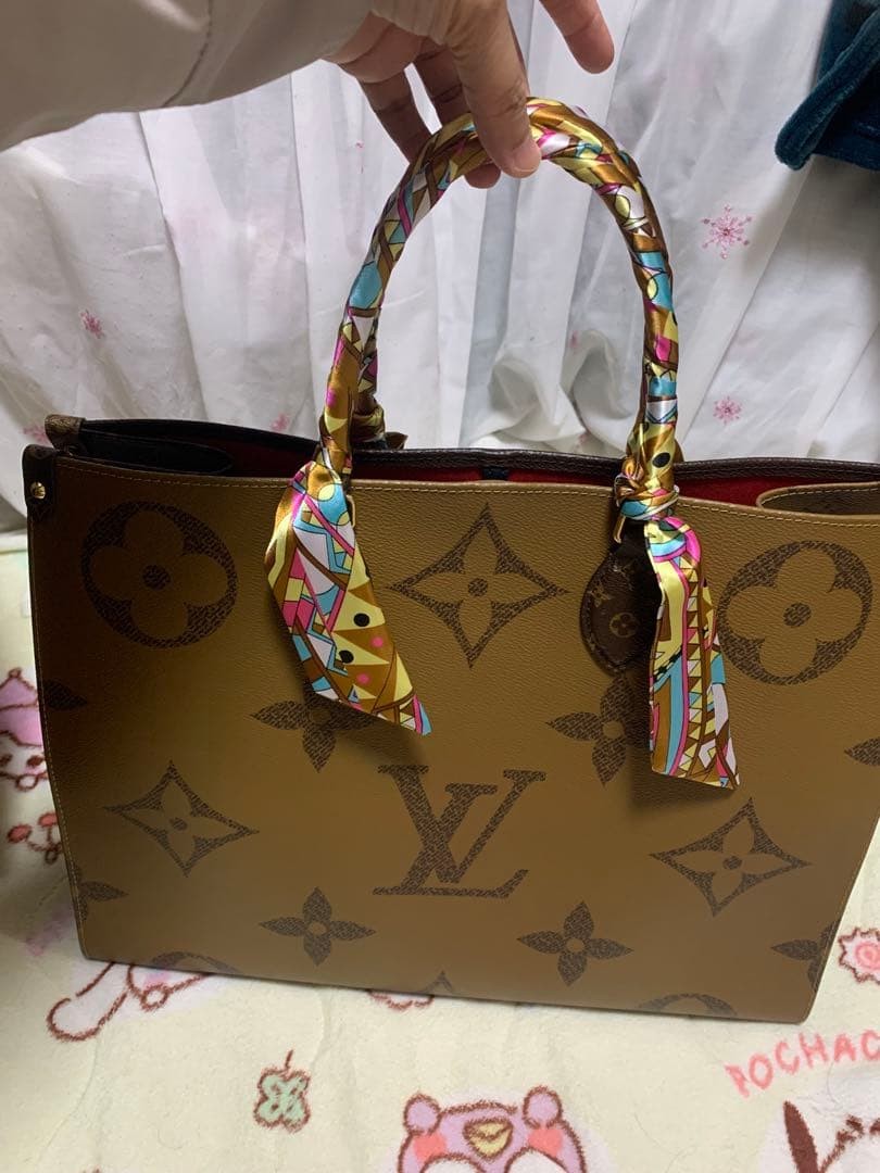 LOUIS VUITTON OnTheGo MM Monogram Giant Hand Bag Brown M45321 image 8