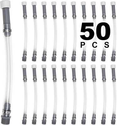#ad 50 PCS Racing Fuel Jug Hose 13.6 Inch PVC Nozzle for 3 5 5.5 Gallon Tanks $158.19