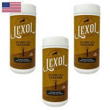 Lexol Leather Cleaner Quick Wipes - 75 Pre-Moistened Towels 3 Packs Containing
