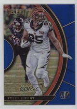 2017 Panini Select Concourse Blue Prizm 122/149 Tyler Eifert #30 0c6