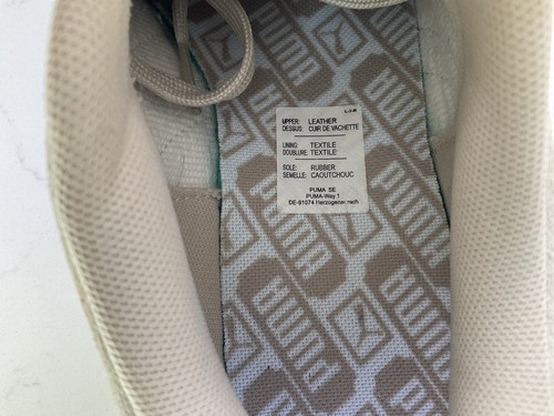 Zapatillas Puma Mayze Plataforma Gamuza Cuero Beige Blanco Talla UK 4.5 EU 37.5 - Imagen 11 de 12