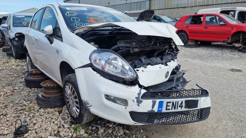 2012 2013 2014 2015 2016 2017 Fiat Punto Front Tow Eye Cover 735536140 White - Picture 10 of 10