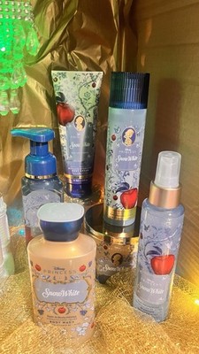  Snow White Bath & Body Works 6 Bundle  Candle~Body (Mist Cream Wash Shimmer)