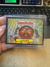 2021 Garbage Pail Kids Chrome Series 4 Black Wave Refractor /99 4-Eyed IDA 139b