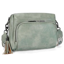 Crossbody Bags for Women Lightweight Vegan Leather Crossbody Shoulder Bag Pho...