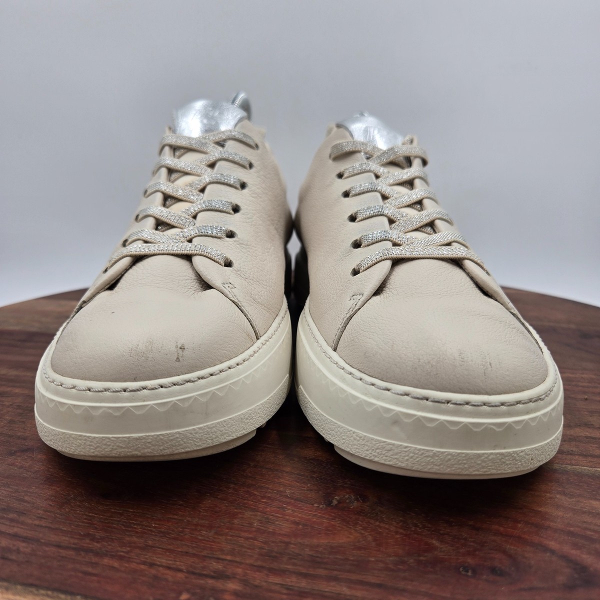 Paul Green Upbeat Shoes Women's UK US Beige Leather