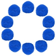 2 Inch Faux Fur Pom Pom Balls, 10 Pcs Sapphir...