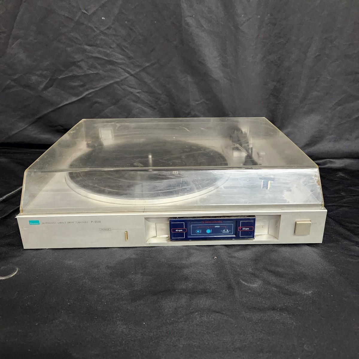 Sansui P-D20 Turntable Record Player- Works! | eBay