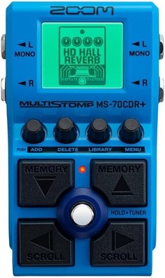 ZOOM MultiStomp MS-70CDR+ for Guitarists for Electric Guitars Brand New