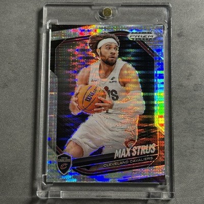 2024-25 Panini Prizm Black Hyper Prizm Max Strus #163 Silver Pulsar Cavaliers