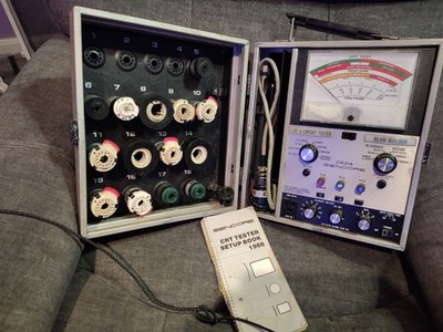 Vintage Sencore CR31 Super Mack CRT & Circuit Tester And Beam Builder WORKING