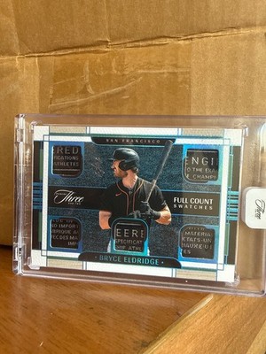 ONE OF ONE 2024 Panini Three and Two Baseball Bryce Eldridge Full Count Swatch