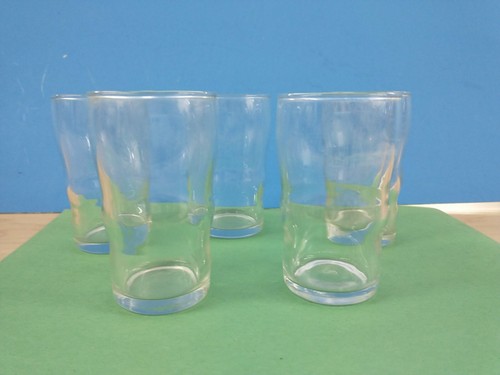 6er Set Restaurant Gläser Becher klar Libbey? Gebrauchtes Vintage Cafe - Bild 3 von 3