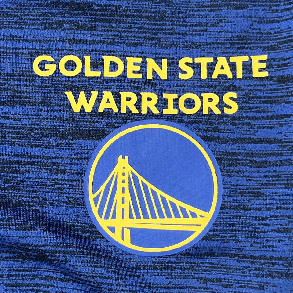 Golden State Warriors NBA Men's Game Zip Front Jacket Sweat Fleece Sz S Hoodie - Image 2 of 4