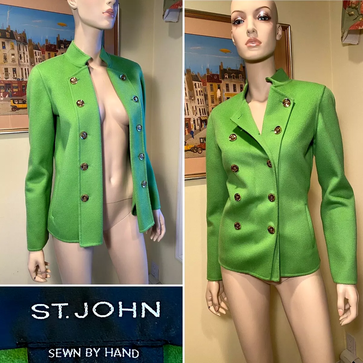 St john shop wool blend jacket