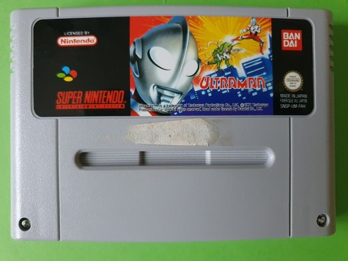 ULTRAMAN / Jeu Super Nintendo FAH Complet + Crystal Box / BANDAI - Imagen 19 de 24