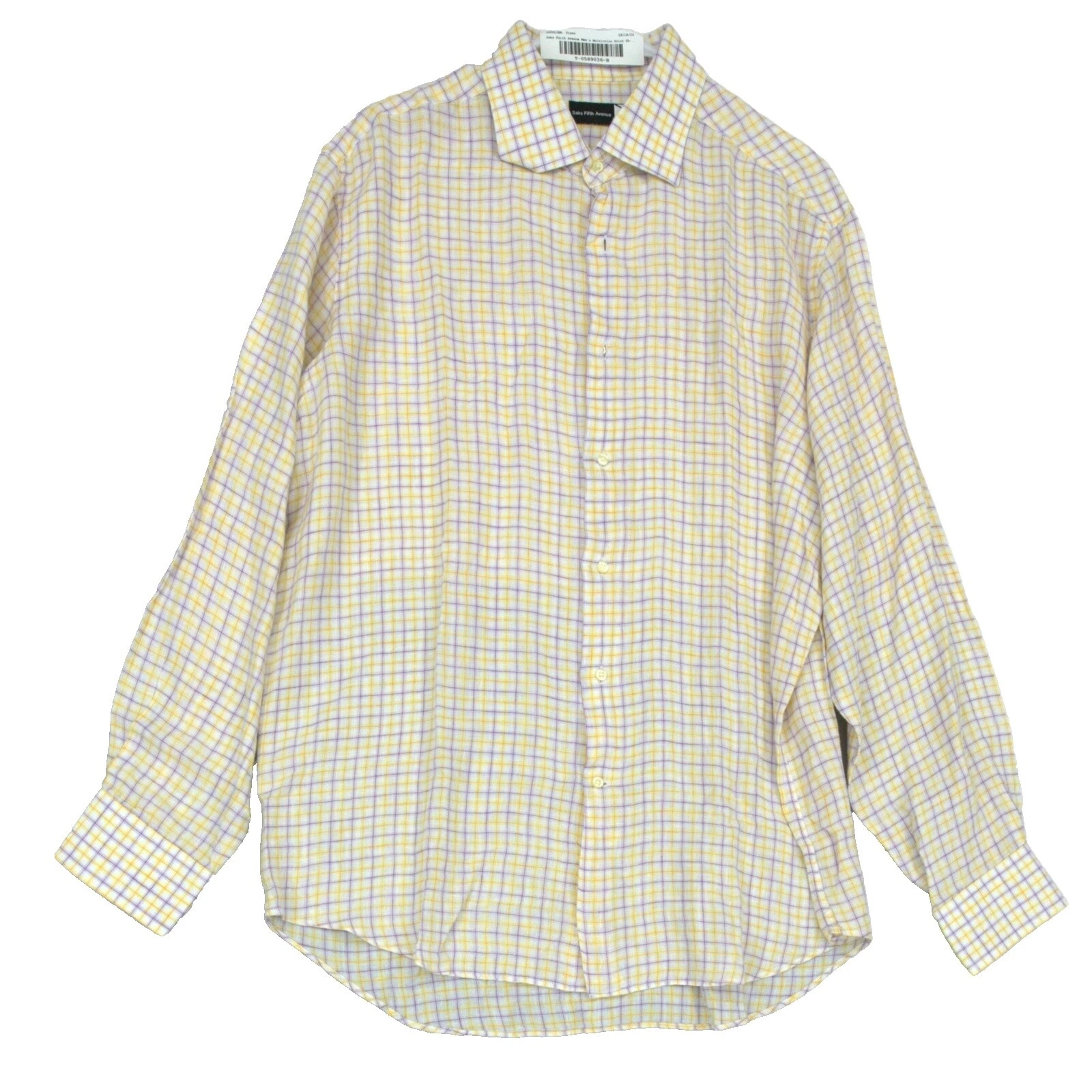 Saks Fifth Avenue Linen Dress Shirts for Men