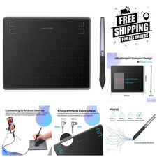 Beginner-Friendly Digital Drawing Tablet with 8192 Pressure Sensitivity & Stylus