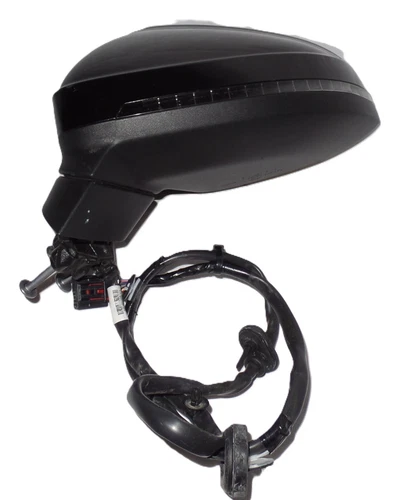 2017-2019 AUDI A4  Left Black 15 Wire Driver Side View Mirror Power OEM