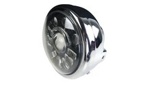 LED Scheinwerfer ohne Tachoöffnung chrom Honda PBR CY CB50 Monkey 12V spotlight