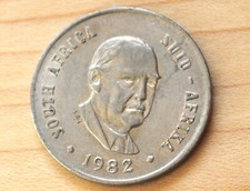 1982 South Africa 10 Cents Aloe plant