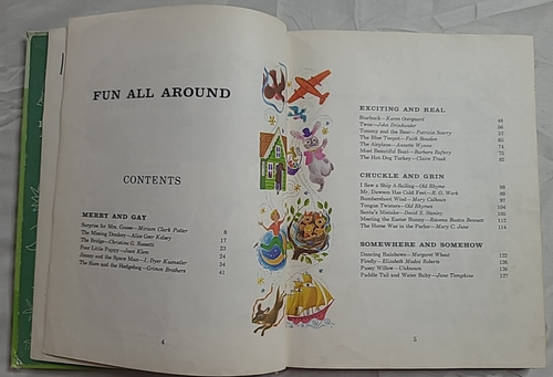 Fun All Around 1964 Childrens Hardcover Textbook Bobbs-Merrill - Imagen 8 de 10