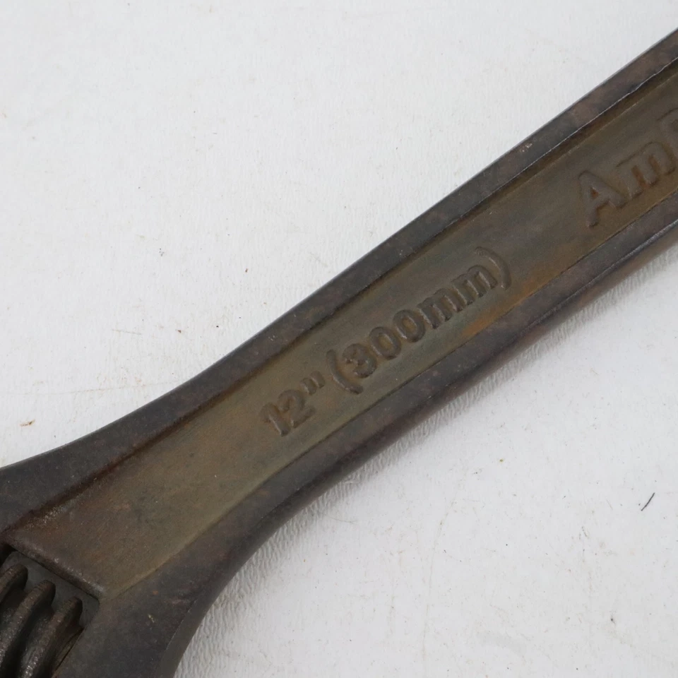 12" Adjustable Wrench AmPro No. 398 300mm Black Finish - Image 3 of 4