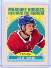 2021-22 Series 2 O-Pee-Chee Jesse Ylonen Retro Marquee Rookie Montreal Canadiens