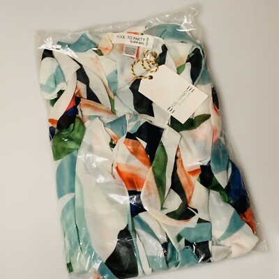 Subtle Luxury Birds of Paradise Pareo Sarong~Wrap~Dress NWT SAME DAY SHIP