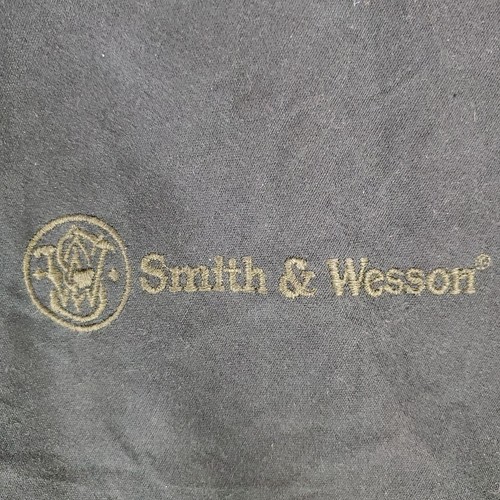 SMITH & WESSON Size Medium Mens Oilskin Waxed Field Jacket Forest Green Coat - Picture 6 of 23
