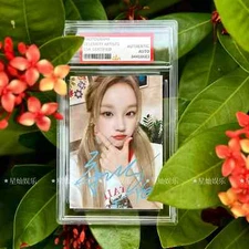 Song Yu Qi Autograph Photos And Hard Shell Sleeve 3 Inch 宋雨琦硬壳卡套➕3寸亲笔签名照照片周边